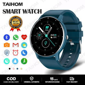 TAIHOM Smart watch Original Branded Full Touch Hd Screen Sport Bluetooth Smartwatch Bluetooth Fitness Smart Watch For Men Women Blood Pressure Monitoring Heart Rate Tracker For IOS Android Smart Wristband