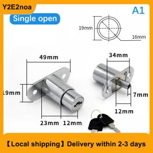 【Local shipping】 Drawer Push Lock Sliding Door Showcase Cupboard Cabinet Locks Window Security