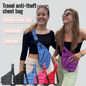 Travel Anti Theft Chest Bag Large Capacity Multipocket Fashion Close-fitting Shoulder Bags