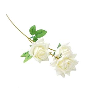 Artificial Flower with Realistic Leaf For Bridals Bouquets Wedding Reception Decoration Home Vase Floral Arrangement