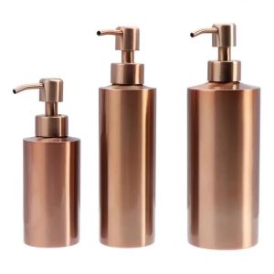 250/350/550ml Rose Goldr Liquid Soap Dispenser Pump Bottle Lotion Hand Sanitizer Shampoo Stainless Steel Bottle Bathroom2026