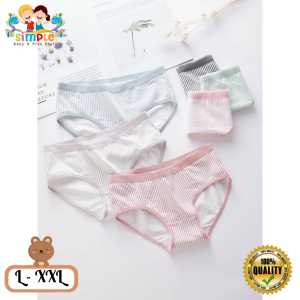 Celana Dalam Impor Remaja-Dewasa Renda #4 Size L- XXL/Celana Dalam Wanita Bahan Katun Premium Seamless Halus