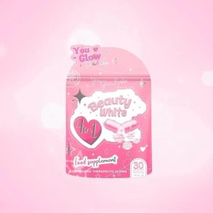 【COD】You Glow Babe Beauty White 4in1 Collagen Glutathione Vitamin C Capsules for Hair Skin and Nails - 30 Capsules