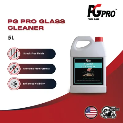Perma Glass PG Pro Glass Cleaner (5L) | Streak-Free Ammonia-Free Formula for Crystal Clear Glass Surfaces