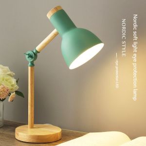【Shrry Lighting】Macaron Table Light Desk Lamp Study Light(E27 Bulb)Bedside Lamp Night LightFast shipping