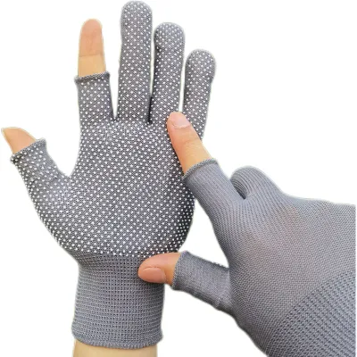 MALL Sarung Tangan Half Finger Anti Slip Touchscreen Serbaguna Untuk Motor Olahraga Mancing SRG12