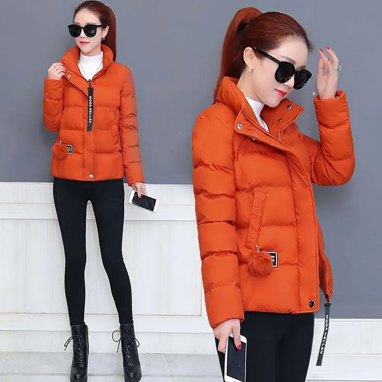 Women's Turtleneck Blank Winter Jackets Coats Custom Logo Thick Warm Short  Puffer Jacket Women Bomber Jackets - China Puffer Jacket Mens and Down Coat  price | Made-in-China.com