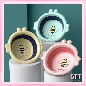 Thau Chậu Rửa Mặt Gấp Gọn Cho Bé Hình Con Ong Siêu Dễ Thương