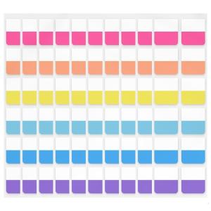 Stick Notes Index Tabs Page Markers Mini File Tabs Book Markers Bright Color Page Index Sticker Writeable Labels