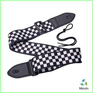 Mexin สายสะพายกีตาร์ สายสะพาย 80-135cm แข็งแรง กันน้ำ กันเหงื่อ กว้าง 5cm guitar belt