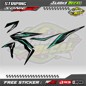 STRIPING VARIASI MOTOR SONIC 150 / STICKER LIST VARIASI HONDA SONIC 150