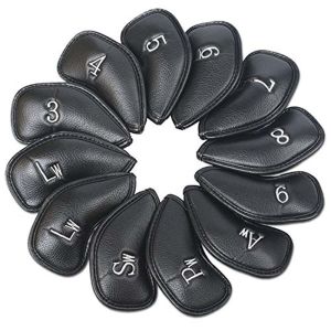 MANNYI Wedge cover Iron pole cover Golf Putter Accessories Embroidery 4-9PSAX Golf Iron Covers Set Golf Training Equipment With Number Design Head Cover Golf Club Cover Golf Headcovers Golf Iron Headcover