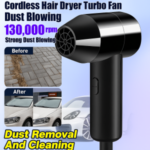 Wireless Portable Hair Dryer With Strong Wind And Fast Drying Compact And Easy To Store Wireless Charging Hair Dryer