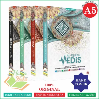 Al-Quran Medis A5 HC Terjemah Tajwid Dilengkapi Hadits Medis dan Jurnal Kesehatan Rasm Utsmani hidup Sehat Ala Nabi - Cordoba Quran