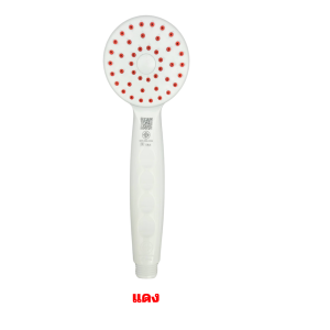 หัวฝักบัว FuJI รุ่น 119 มาตรฐาน มอก. ฝักบัวอาบน้ำ สามารถใช้กับเครื่องทำน้ำอุ่นได้ ทำจากพลาสติก ABS หน้าน้ำสีสดใส น้ำไหลเส้นใหญ่นุ่มนวล ไม่แรงจนเจ็บ