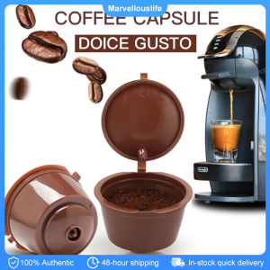2PCS Coffee Capsule Refillable Coffee Cup Holder Coffee Cup Filter Coffee Pod For Nescafe Dolce Gusto