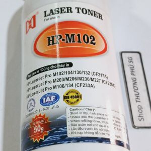 Mực in Laser 17A CF230A HP M102 17A 217A 230A 102A 233A Canon 051 047  / Màu Đen (50g)