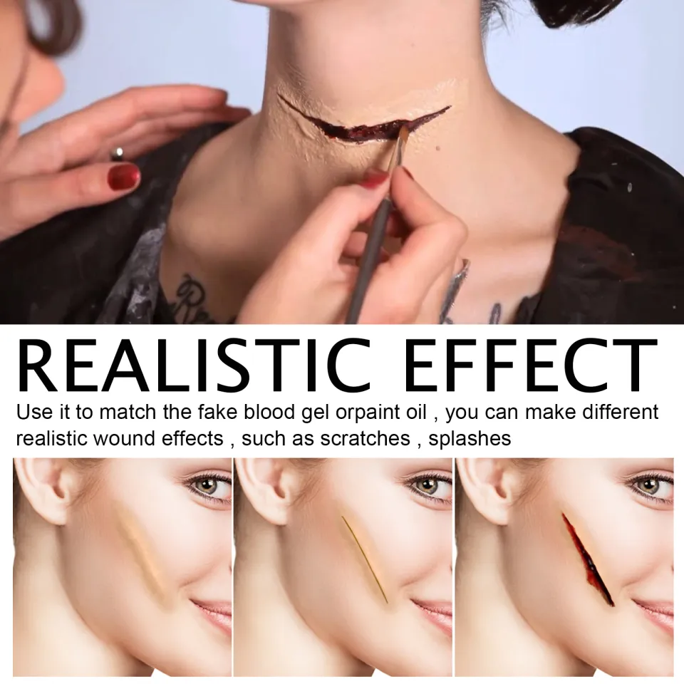 Realistischer Fake-Snot Schleim-Gel – Für Halloween, Streiche & Theater, Hautverträglich, Waschbar, 13,5 Cm