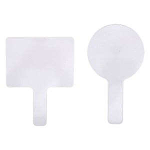 10Pcs Answer Paddles Handheld Double Sided Paddles Small Whiteboards Erasable Paper Sign Auction Paddles for Classroom