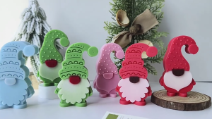Christmas Soap Molds Silicone Making Mould Dwarf Shape Silicone Craft Moulds Present for Hand-Making Enthusiasts