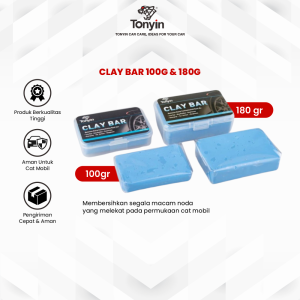 Magic Clay Bar 100 Gram & 180 gram Detailing Penghilang Noda Aspal Pembersih Serbaguna Body Mobil