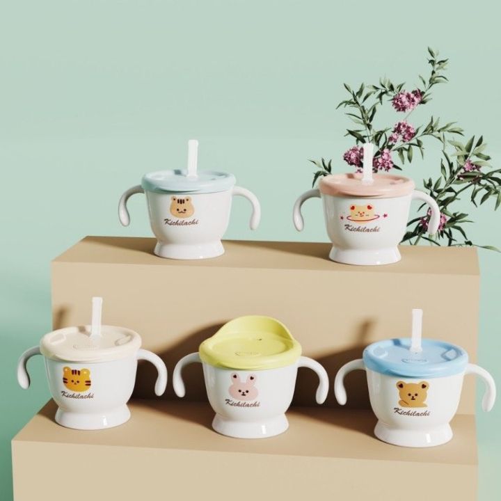 (Mẫu mới in hình) Cốc tập uống cho bé từ 6 tháng_Cốc tập hút kichilachi ...