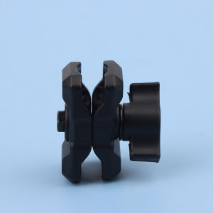 YAFEN Aluminum Alloy Double Socket For 25MM 1 Inch Ball Head Base Adapter Mount Clamp For Bicycle Motorcycle Camera Extension Arm