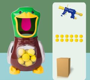 ของเล่นเด็ก ปืนลมอัดอากาศ ปืนยิงเป้าปากเป็ด  ของเล่นเด็กพร้อมลูกบอลเซฟตี๊ 24 ลูก 12 ลูก ของเล่นกลางแจ้งมีแบบให้เลือก