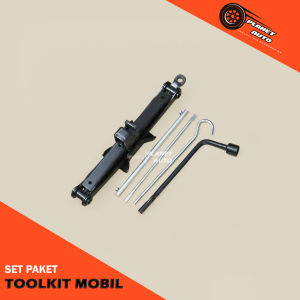 Toolkit Set Dongkrak Mobil 2 Ton Kunci Roda 21mm dan Pemutar Dongkrak Mobil