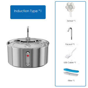 3.2L besi tidak bersih Công Suất Lớn Mèo Vòi Phun Nước Tự Động Tuần Hoàn Bộ Lọc Điện USB Tắt Tiếng Nước Uống Cho Mèo Thú Cưng Nước