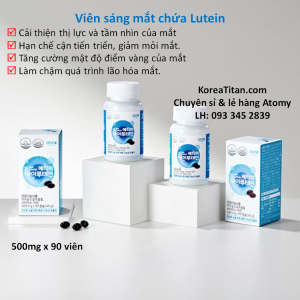 Viên uống sáng mắt chứa Vitamin A Kẽm và tăng cường hàm lượng Lutein cao giúp cải thiện chức năng mắt nhanh chóng bền vững ( 500mg x 90 viên - Atomy Eye Lutein - 애터미 아이루테인 ) - Атоми Ай Лютеин