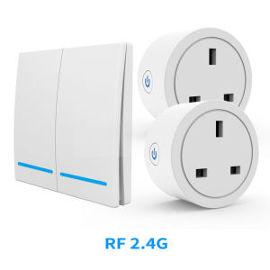 Smart Socket Bluetooth RF 2.4G Wireless Remote Control Timed Switch UK Plug Local Control for Home