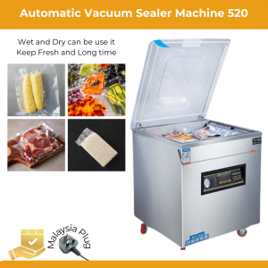 Commercial-Grade Automatic Vacuum Sealer Machine m520 – Large Capacity Dry and Wet Vacuum Packing