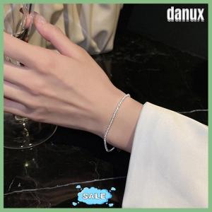 danux 1/2PCS New Fashion Colour Sparkling Bracelet Exquisite Simple Women Adjustable Bracelet Bangle Fine Fashion Jewelry Accessories
