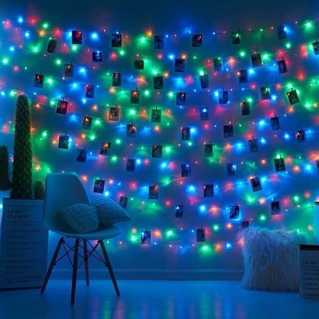 100 LED 10M Fairy DIY Colorful Twinkle String Light Lamp Change Modes ...