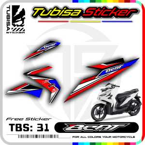 Sticker Striping Beat Esp/Street - Stiker Striping Variasi Motor Beat Esp/Street . TBS.31