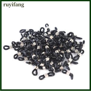 ruyifang 100pcs แว่นตาแว่นตาแว่นตา Spectacle CHAIN Holder ห่วงยางปลาย DIY Fashion