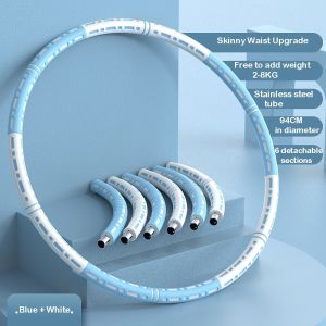 [⭐SG Seller]Hula Hoop Removable Stainless Steel Hula Circle Slimming Bodybuilding Yoga Fitness Exercise 呼啦圈