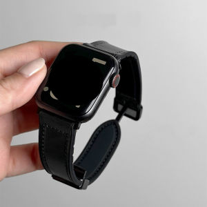 Dây Đeo Bằng Da PU Cho Apple Watch Series 8 7 6 SE 5 4 49mm 41mm 40mm 44mm 45mm