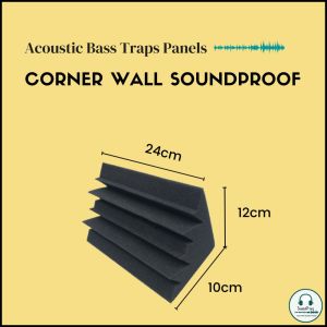 🎧 Bass Traps I 24cm x 12cm x 10cm | 30cm x 18cm x 15cm I Room Quality Upgrade