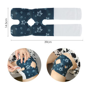 Pemanasan lutut pemanasan Patch pakai buang Wormwood Hot Compress Paste lutut selama 6 jam melegakan sakit sendi