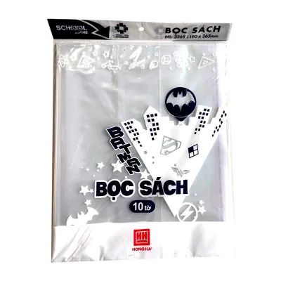 Bọc sách giáo khoa 190 × 265mm 3269 - Hồng Hà