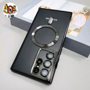 Magsafe Case Silicone For Samsung Galaxy S21 Ultra 5G Softcase MagSafe Magnetic Charging Cover Silicon silikon