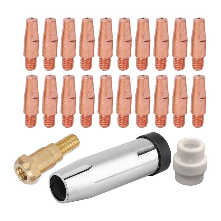 สำหรับ Binzel 24KD MIG ปลายหัวเผา MB 24KD Mig/mag ทนทาน Φ0.6mm ใช้งาน ...