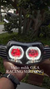REFLEKTOR LAMPU DEPAN SUPRA FIT LAMA BILED MINI LED SUPER KECE