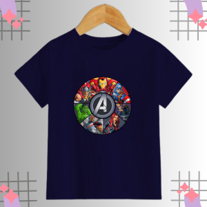 Baju Kaos Anak Laki-Laki Atasan Cowok Lengan Pendek Umur 2-14 Tahun Baju Distro DTF Motif Avengers