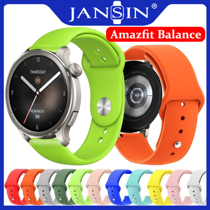 amazfit balance strap for Amazfit Balance Smart Watch Wristband Silicone  Sport Strap Bracelet Lazada PH