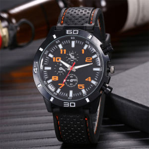 Yzlong Người Đàn Ông Của Đồng hồ thạch anh Môn thể thao Với đèn ban đêm dây đeo cao su Chronograph Thiết Kế Cho Giản Dị Và trang phục công sở