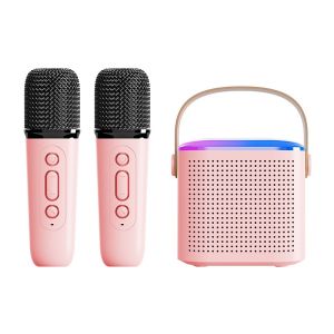 SG【READY STOCK】Wireless Bluetooth Speaker Portable Sound Box  Small Speaker Outdoor Portable Karaoke Home Karaoke Set Subwoofer Microphone
