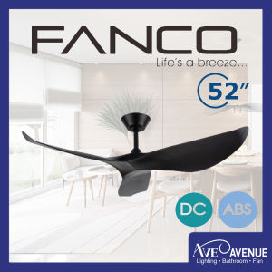 Fanco Huracan DC Motor 3 Blade Ceiling Fan with Remote Control